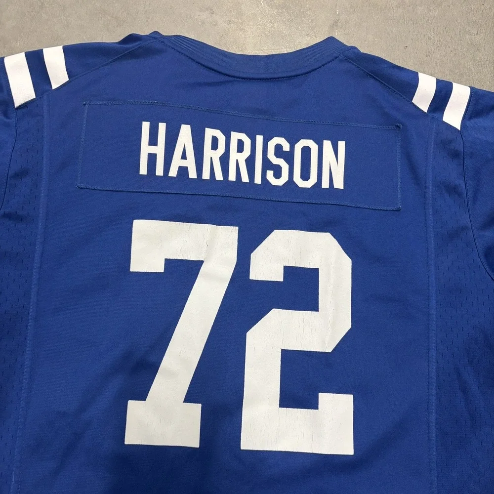Nike On Field Indianapolis Colts Jersey Youth Large NFL #72 Harrison
